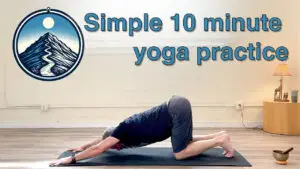 Simple 10 Minute Yoga Practice image